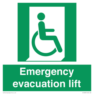 Emergency evacuation lift